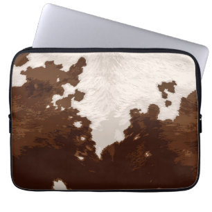HOUSSE POUR ORDINATEUR PORTABLE PEAU DE VACHE