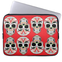 Peinture artistique skulle en rouge multicolore mo