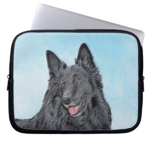 Housse Pour Ordinateur Portable Peinture belge Sheepdog - Cute Original Chien Art