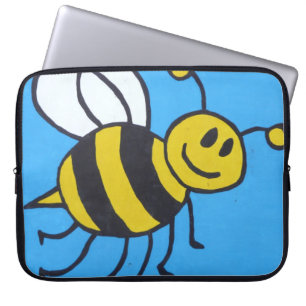 Housse Pour Ordinateur Portable Peinture d'abeille