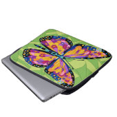 Housse Pour Ordinateur Portable Peinture papillon abstraite (Devant bas)