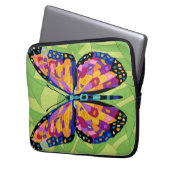Housse Pour Ordinateur Portable Peinture papillon abstraite (devant gauche)