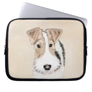 Housse Pour Ordinateur Portable Peinture Terrier de Renard de fil - Cute Original 