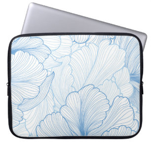 Housse Pour Ordinateur Portable Peony vintage : Motif Floral sans joint