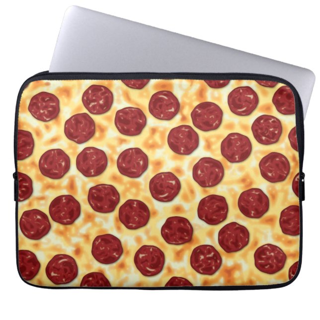 Housse Pour Ordinateur Portable Pepperoni Pizza Motif (Devant)