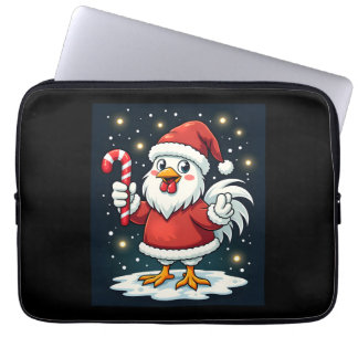 Housse Pour Ordinateur Portable Père Noël Chicken Joy