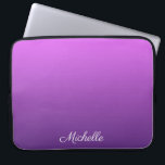 Housse Pour Ordinateur Portable Personalisé violet ombre<br><div class="desc">Personalisé violet ombre</div>