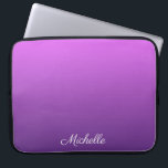 Housse Pour Ordinateur Portable Personalisé violet ombre<br><div class="desc">Personalisé violet ombre</div>