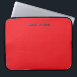 Housse Pour Ordinateur Portable Personalize With Name Initials Red<br><div class="desc">Style: Neoprene Laptop Sleeve 15 inch Protect your laptop with a custom laptop sleeve. Made with 100% neoprene, these lightweight and water resistant sleeves look great with your photos, text, or designs. Great for travel or just day-to-day use, custom laptop sleeves come in three sizes to fit your device and...</div>