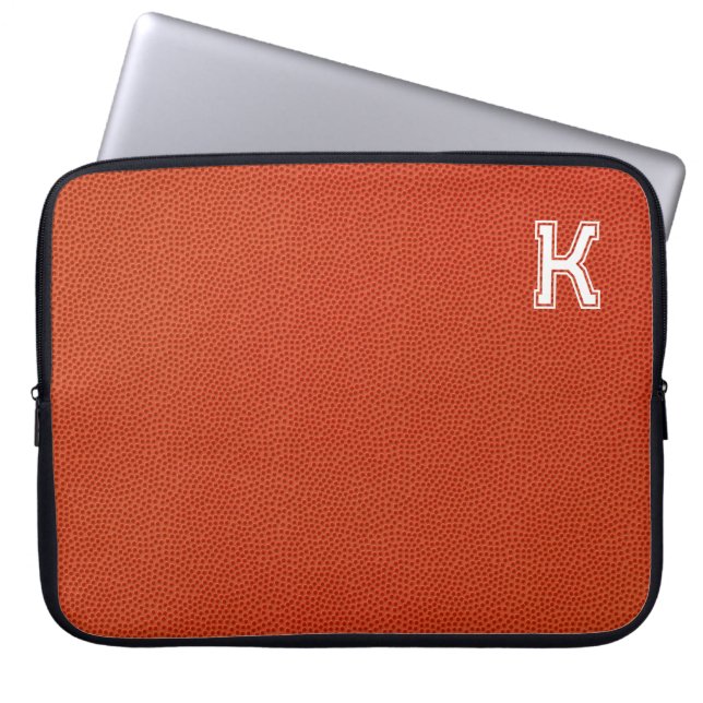 Housse Pour Ordinateur Portable Personalized Basketball Laptop Sleeve (Devant)