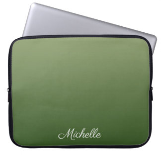 Housse Pour Ordinateur Portable Personalized green