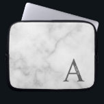 Housse Pour Ordinateur Portable Personalized Monogram and Name Laptop Sleeve<br><div class="desc">Personalized Monogram and Name Gifts
featuring personalized monogram and name in classic serif font style.</div>