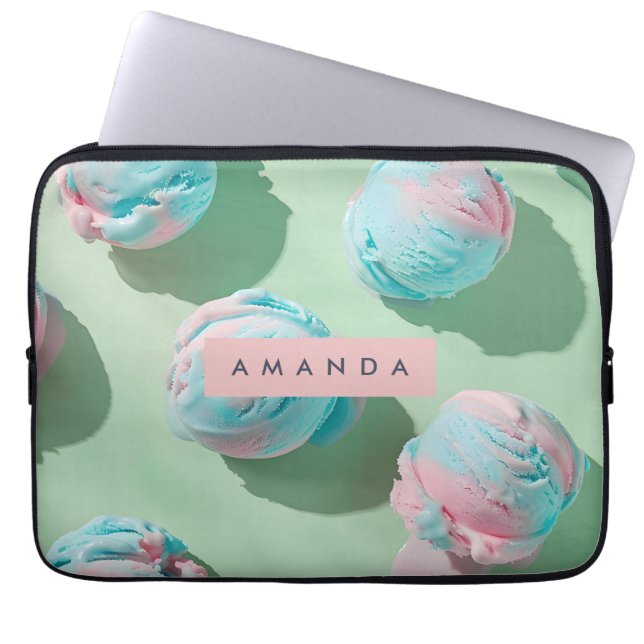Housse Pour Ordinateur Portable Personalized Pastel Cotton Candy Dream Aesthetic (Devant)