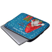 Housse Pour Ordinateur Portable Personnalisable Père Noël (Devant bas)