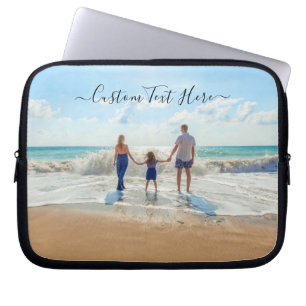 Housse Pour Ordinateur Portable Personnalisé Votre Photo Portable Sleeve Texte Per