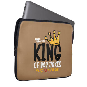 Housse Pour Ordinateur Portable Personnaliser les plaisanteries du roi de papa