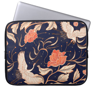 Housse Pour Ordinateur Portable Pétales de style ancien chinois