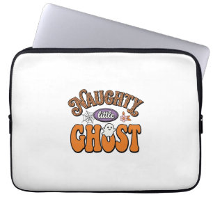Housse Pour Ordinateur Portable Petit Fantôme Vilain Design de Chemise Halloween V