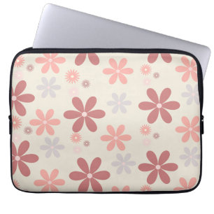 Housse Pour Ordinateur Portable petite fille de fleur mignonne parties scintillant