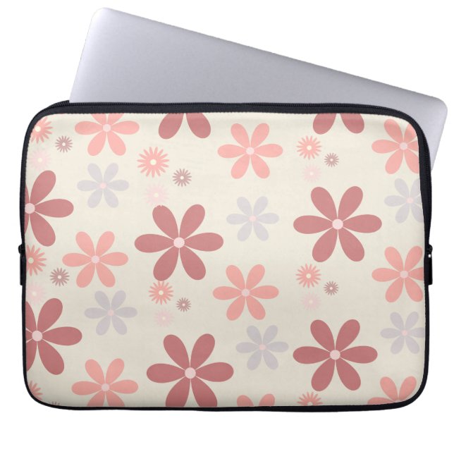 Housse Pour Ordinateur Portable petite fille de fleur mignonne parties scintillant (Devant)