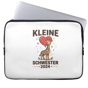 Housse Pour Ordinateur Portable Petite sœur 2024 Conception de sœur girafe mignonn