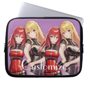 Housse Pour Ordinateur Portable Petites filles Anime Thunder_Cove