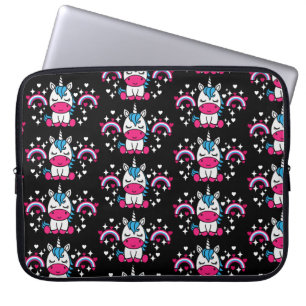 Housse Pour Ordinateur Portable Petites filles Unicorn Pony