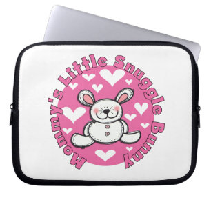 Housse Pour Ordinateur Portable Peu de lapin du câlin de la maman