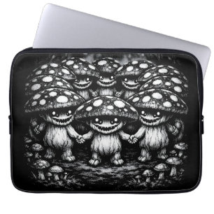 Housse Pour Ordinateur Portable Peuple Champignon • Créatures de la forêt par Bur