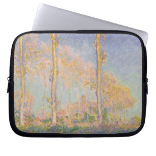 Housse Pour Ordinateur Portable Peupliers, paysage impressionniste, Claude Monet
