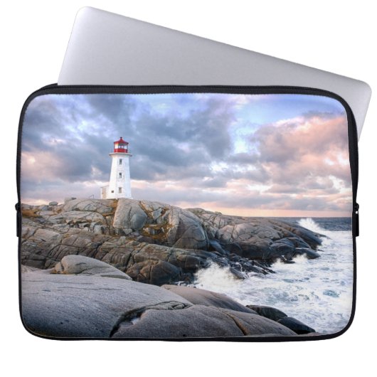 Housse Pour Ordinateur Portable Phare de la crique de Peggy (Devant)