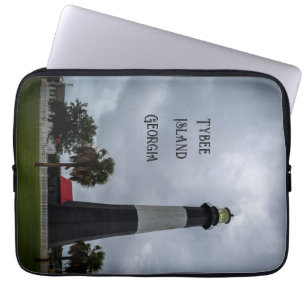 Housse Pour Ordinateur Portable Phare de l'île Tybee Géorgie