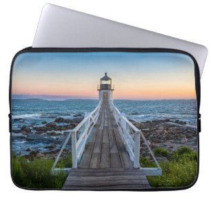 Housse Pour Ordinateur Portable Phare de point de Marshall au coucher du soleil