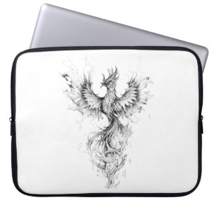 Housse Pour Ordinateur Portable Phoenix Imaginaire animal sauvage Illustration Art