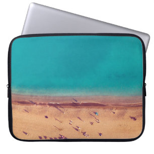 HOUSSE POUR ORDINATEUR PORTABLE PHOTO AÉRIENNE DE SEASHORE