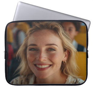 Housse Pour Ordinateur Portable Photo de conducteur d'autobus scolaire personnalis