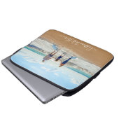 Housse Pour Ordinateur Portable Photo et texte personnalisés - Unique votre propre (Devant bas)