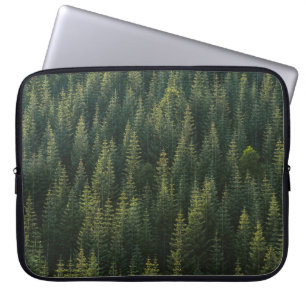 HOUSSE POUR ORDINATEUR PORTABLE PHOTOGRAPHIE AÉRIENNE DE LA FORÊT