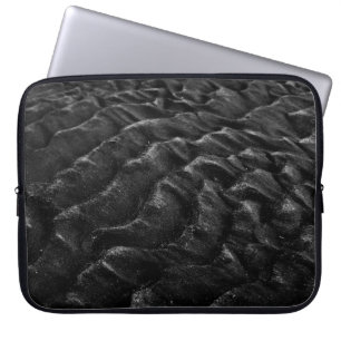 Housse Pour Ordinateur Portable Photographie en niveaux de gris du sable