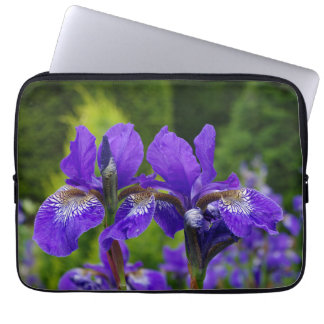 Housse Pour Ordinateur Portable Photographie florale d'Iris sibirica