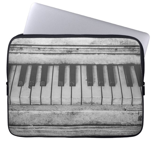 Housse Pour Ordinateur Portable Piano Âgé (Devant)