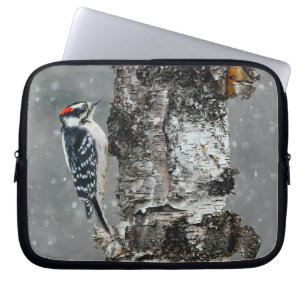 Housse Pour Ordinateur Portable Pic Downy en neige - Photo originale