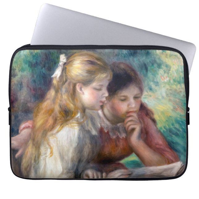 Housse Pour Ordinateur Portable Pierre-Auguste Renoir - Lecture (Devant)