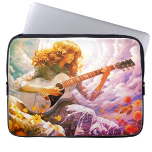 Housse Pour Ordinateur Portable Pincer ma guitare dans la tempête