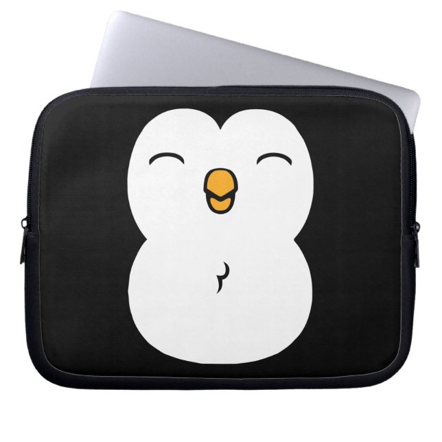 Housse Pour Ordinateur Portable Pingouin mignon (Devant)