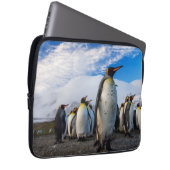 Housse Pour Ordinateur Portable Pingouins Marching Ciel bleu (Devant droit)