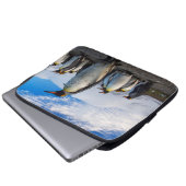 Housse Pour Ordinateur Portable Pingouins Marching Ciel bleu (Devant bas)