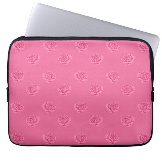 Housse Pour Ordinateur Portable Pink roses (Devant)