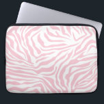 Housse Pour Ordinateur Portable Pink Zebra Stripes Poster de animal sauvage Zebra<br><div class="desc">Zebra Print - motif rose et blanc bébé - poster de animal sauvage.</div>