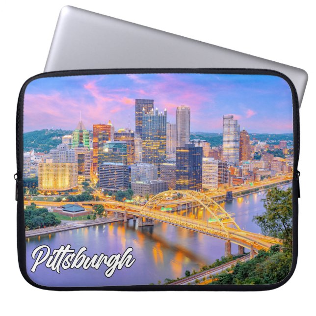 Housse Pour Ordinateur Portable Pittsburgh, Pennsylvanie (Devant)